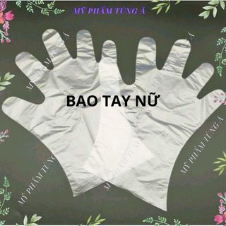 💥SĨ LẺ💥Găng Tay-Bao Tay Ni Lông Xốp HDPE 100g – Dai Chắc, Không Thấm Nước
