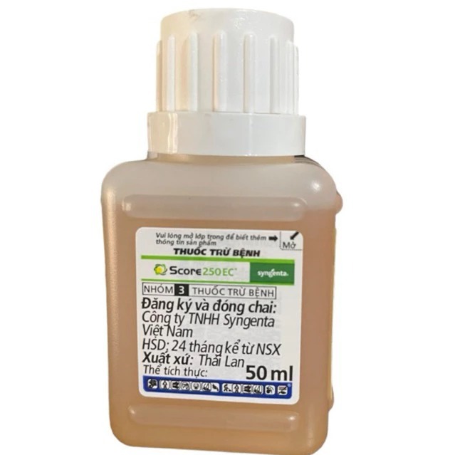 Thuốc Trừ Bệnh Score 250EC Syngenta - Trừ Nấm Bệnh Cho Cây Trồng - Chai 50ml