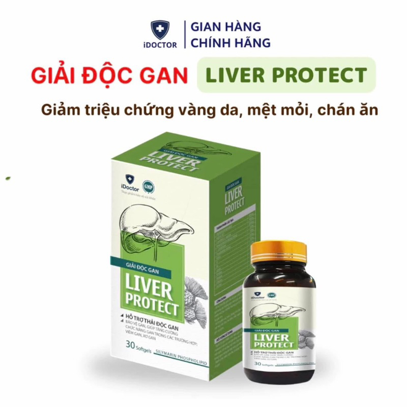 Liver Protect lọ 30v-giúp giải độc gan, giảm mệt mỏi, chán ăn