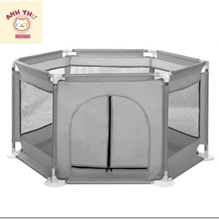   kèm 10 bóng   quây lục giác khung inox kích thước gọn dành cho trẻ em từ 5-6 tháng trở lên. 