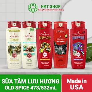 Sữa tắm lưu hương nước hoa old spice 473/532ml - hkt shop