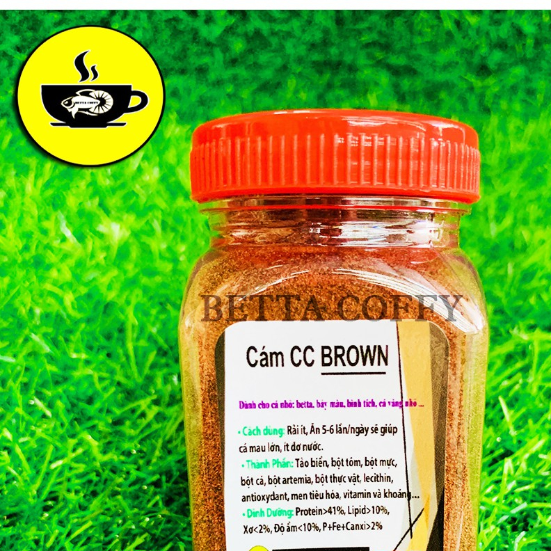 Thức ăn cho cá 7 màu & betta con - Cám CC Brown 🐣