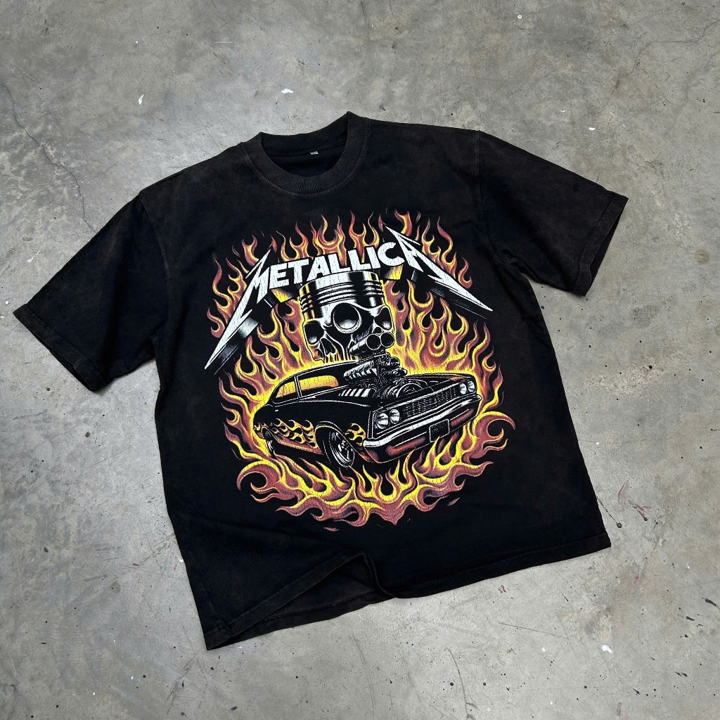 Áo thun oversize METALLICA