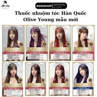 THUỐC NHUỘM TÓC LOREAL OLIVE YOUNG CHÍNH HÃNG NỘI ĐỊA HÀN QUỐC- THUỐC NHUỘM TÓC TẠI NHÀ