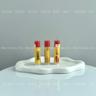 [HÀNG MỸ] Son Dưỡng Môi Carmex Camex Lip Balm Thỏi Không Mùi SPF 15 Có Chống Nắng