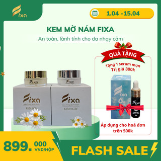 Kem dưỡng giúp sáng da, mờ thâm nám ban ngày Fixa 20gr - Không bong tróc, không sưng đỏ