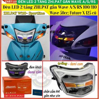 ZHI.PAT Đèn LED 2 Tầng Wave A/S/RS 100/110cc; Wave 50cc; Future X 125 Mẫu SPORTLINE