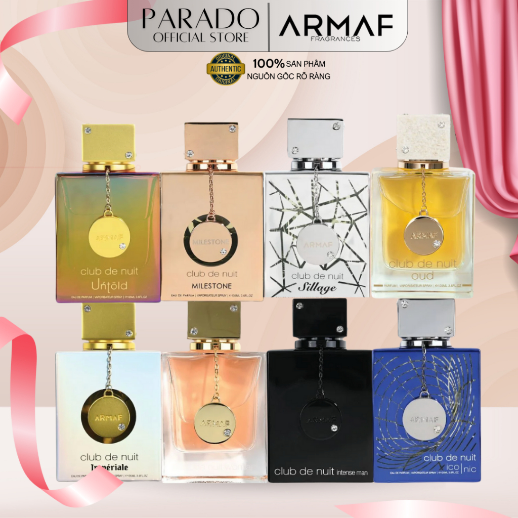 Nước Hoa Nam,Nữ Armaf Club de Nuit 105ml - Chính Hãng Cty | BigBuy360 - bigbuy360.vn