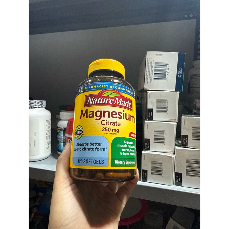 Viên uống bổ sung Magie Magnesium glycinate Nature