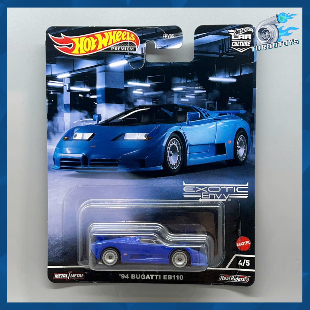*TurboToys* Mô hình xe 1:64 Chính hãng Hotwheels Premium - '95 BUGATTI EB110