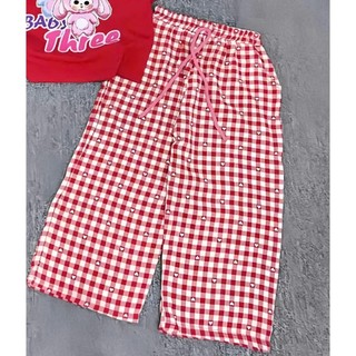  Quần xuông kẻ ô vuông dành cho bé gái 9-44kg chất liệu mềm mại thoáng mát  MS 888  