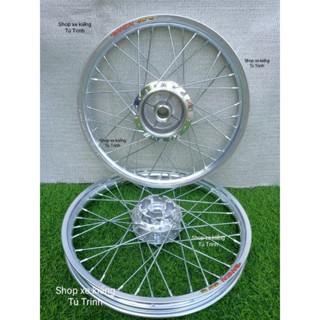 CẶP BÁNH CĂM WAVE RS,WAVE S110,SIRIUS 50,FUITUTER 125 NIỀN NHÔM BAN ZAI,SOLUTER,SHARR SPEED,ĐÙM CĂM MẠ CROM