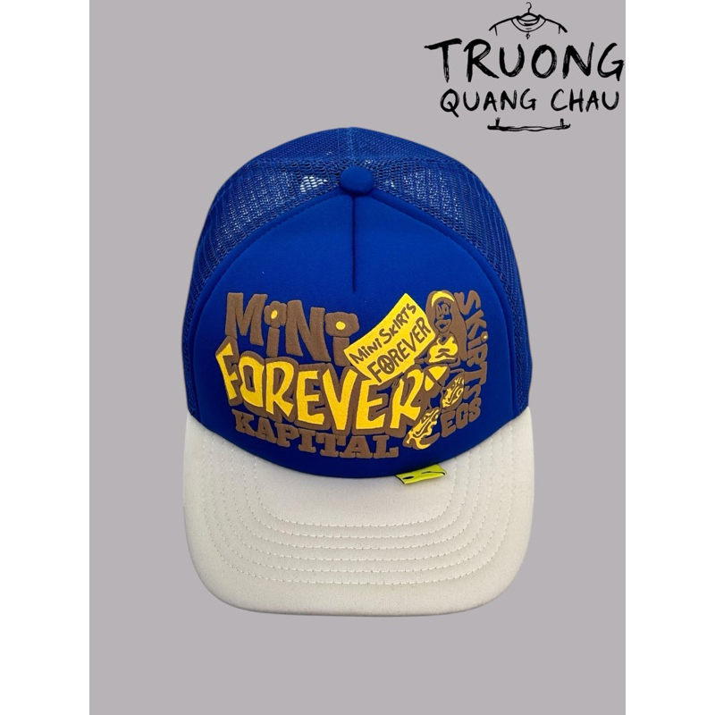 Mũ Lưỡi Trai Kapital  Xanh Dương Chữ Vàng