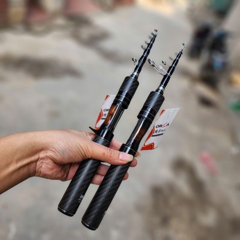 cần lure rút mini Orca thế hệ 2, cần lure ngọn Ml