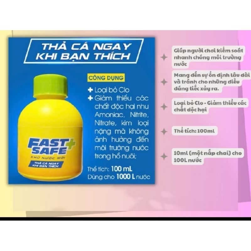 FAST SAFE extrabio Khử nước nhanh hiệu quả