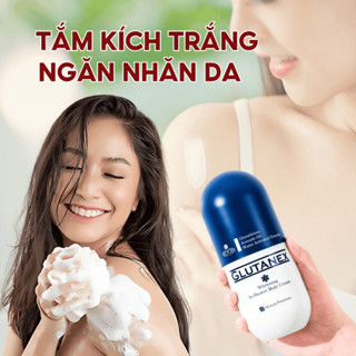 Sữa Tắm Dưỡng Trắng Body Glutanex 300ml , Kem Tắm Kích Trắng, Ngăn Nhăn Da Cơ Thể