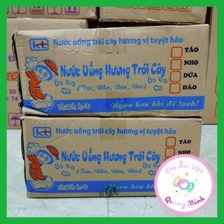 Bán sỉ cả thùng nước uống hương trái cây 4 bịch 20 gói 100ml vị ngẫu nhiên thơm mát giải nhiệt mùa hè