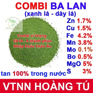  Phân bón lá trung vi lượng Combi BA LAN DẠNG CỐM Nhập khẩu CHÂU ÂU -GÓI 100 GAM 