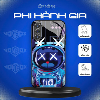 Ốp Lưng SAMSUNG GALAXY S22, S22 PLUS, S23, S23+ Ốp kính bóng cao cấp Phi Hành Gia