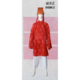 Combo Áo tế+ Mũ tế + Hia tế (vải miền nam)