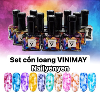 Set cồn loang VINIMAY 12 màu chính hãng