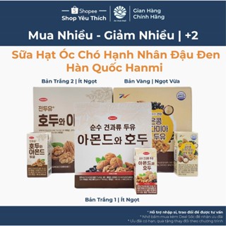[ Thùng 16 Hộp ] Sữa Hạt Hàn Quốc Đậu Nành Macca Óc Chó Hạnh Nhân Hanmi & KC Health