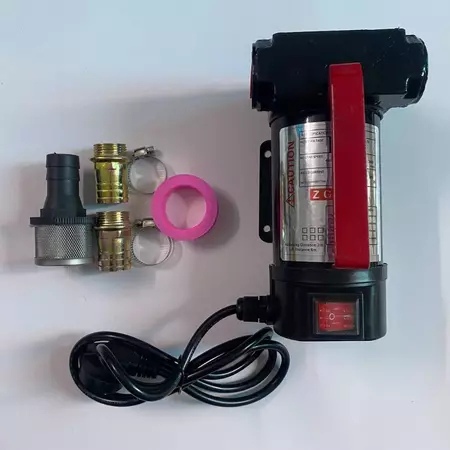 Máy Bơm Hút Nhiên Liệu Đa Năng 12V/24V/220V Cho Ô Tô
