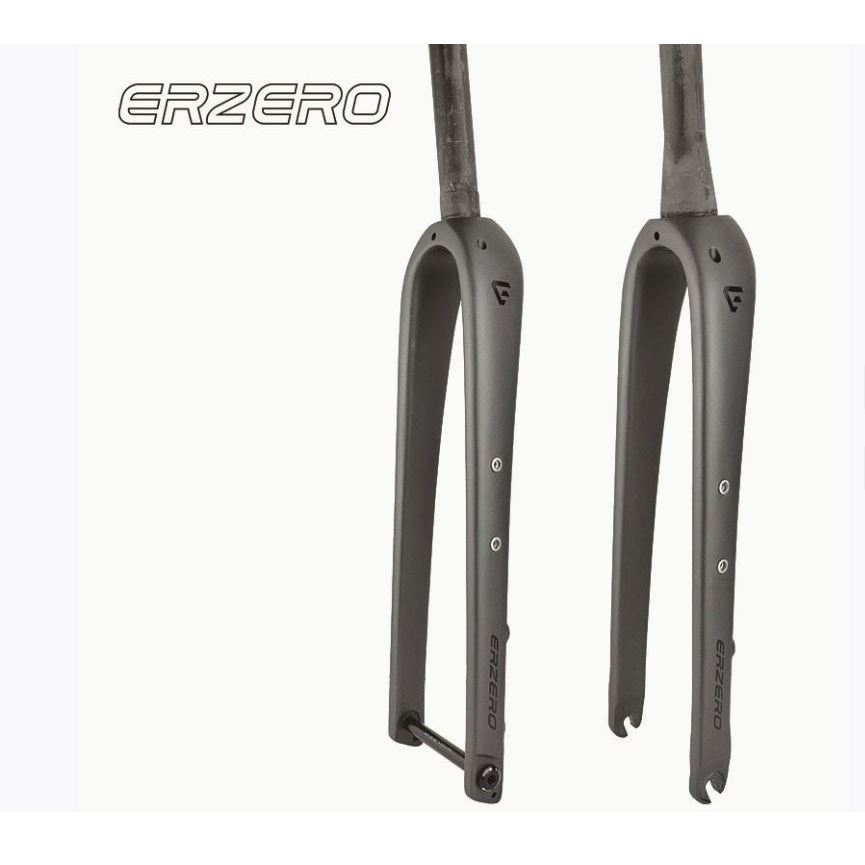 Phuộc xe đạp carbon ERZero 27.5 / 700c cổ thẳng / cổ nở 9x100 - 12x100