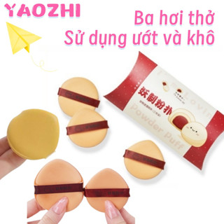 Bông phấn YAOZHI Ba hơi thở Miếng bọt biển trang điểm đặc biệt Sử dụng ướt và khô