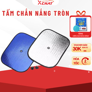Tấm Che Nắng Tròn Ô Tô XCHAT Loại Dày, Tráng Bạc Chống Nóng Hiệu Qủa Nhất , Bảo Hành 6 Tháng