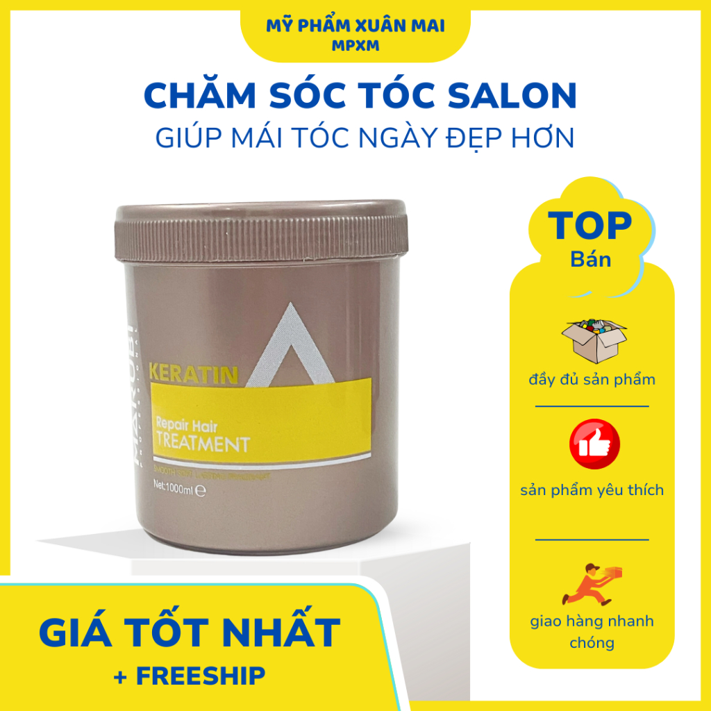 Kem ủ tóc marubi mềm mượt 435ml/1000ml