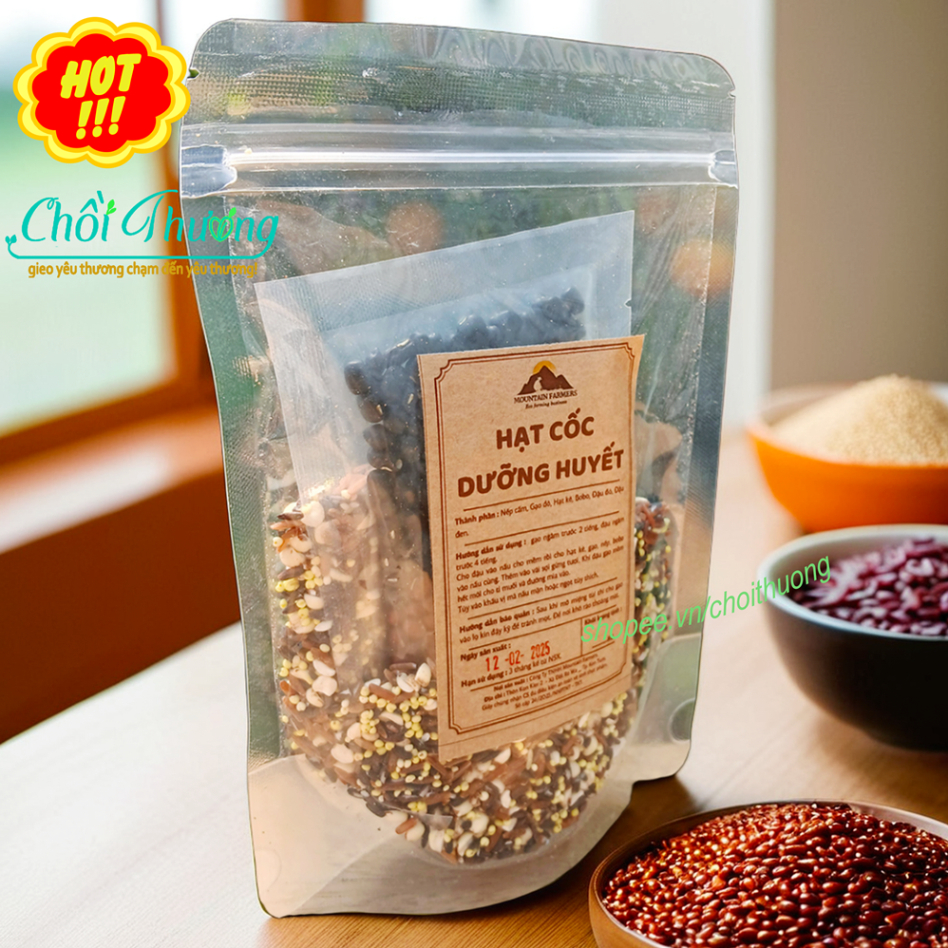 Hạt cốc dưỡng huyết lành sạch tự nhiên Mountain Farmers tăng cường dinh dưỡng cho cơ thể