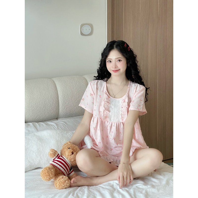 (juhi) DN40 +DN60 áo cộc quần đùi