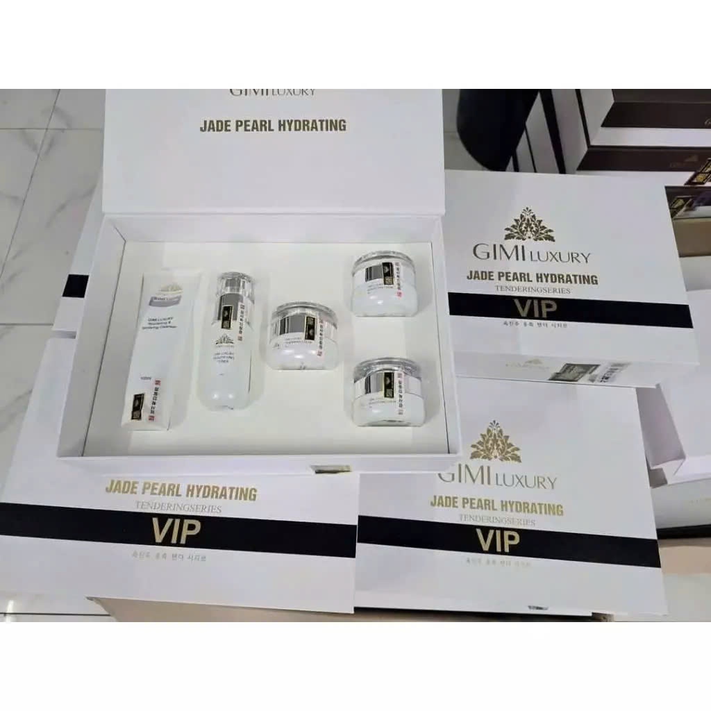 (Bản Vip )Bộ Kem Nám Gimi Luxury 2024 bản vip TRắng nắp gập 50ml chính hãng mẫu mới nhất 2024