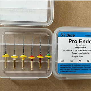 Vỉ file Protaper máy dùng trong nội nha, trâm máy s3 blue ,trâm kháng gãy