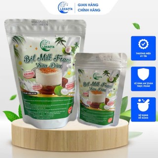  Bột Milk Foam Sữa Dừa LAKACTA - lớp kem vị ngọt thanh thơm ngậy sữa dừa đậm đà trên những ly đồ uống 