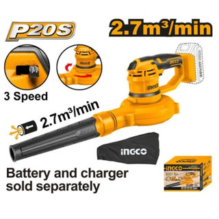 INGCO Máy thổi bụi dùng pin 20V CABLI2001 (Cam kết Chính Hãng 100%)