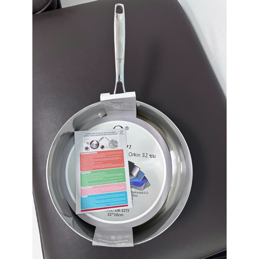 Chảo Inox chống dính tự thân Orkin OR22T (22*5.3cm)