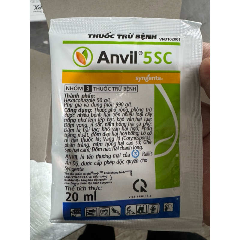 Anvil 5SC gói 20ml chuyên dùng cho các loại cây trồng