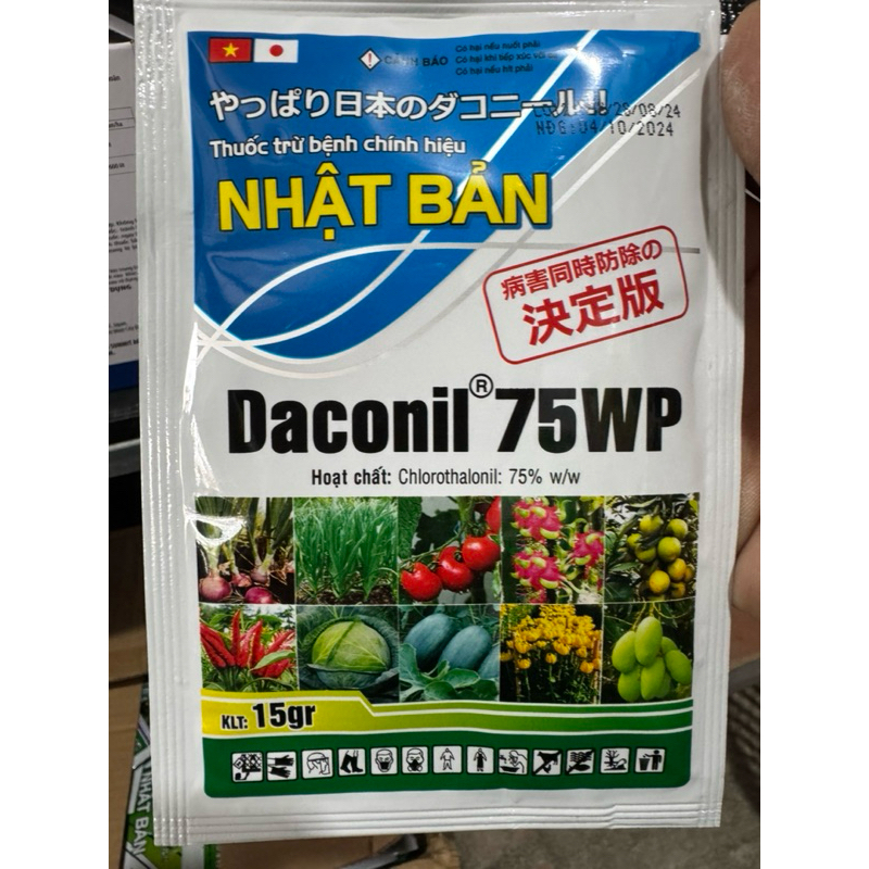 Daconil 75wp gói 15gr chuyên dùng cho cây trồng