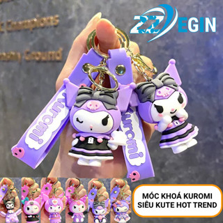 Móc Khoá Kuromi Siêu Đáng Yêu, Hot Trend Treo Cặp Balo, Túi Xách, Móc Chìa Khoá Xe Máy, Ô Tô Siêu Ngầu Kute