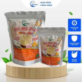  Bột Milk Foam Phomai LAKACTA- lớp kem phomai dẻo béo ngậy đậm đà kết hợp với đồ uống trà cafe,cacao 