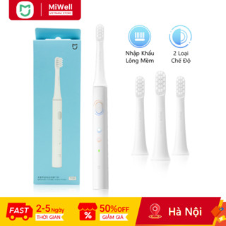 Xiaomi Mijia Bàn chải đánh răng điện Sonic T100 Bàn chải đánh răng tự động siêu âm USB chống nước có thể sạc lại