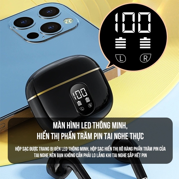 Tai Nghe Bluetooth X87 Cảm Ứng Thông Minh Chống Ồn Tốt Bass Mạnh Pin khỏe- LINKEETECH | BigBuy360 - bigbuy360.vn