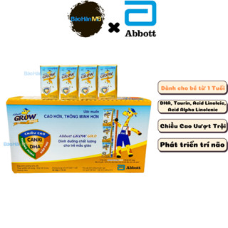 Sữa pha sẵn Abbott Grow Gold   - Thùng 100ml/180ml  x 48 hộp - Cao hơn, thông minh hơn
