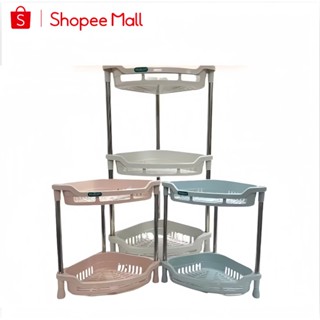 Kệ tam giác inox 3 tầng nhựa PTLUXURY Kệ góc inox nhà tắm Việt Nhật chắc chắn chịu lực tốt [ HÀNG VIỆT NHẬT ]