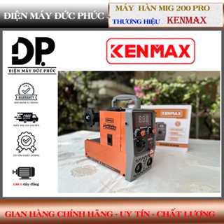 Máy Hàn Mig không dùng khí Kenmax 200Pro dây mig rời 3m tiện lợi sử dụng cuộn dây 5kg và 1kg