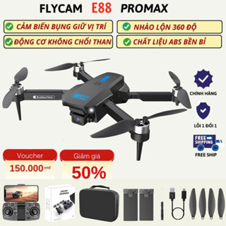 PIycam Mini, Flycam Giá Rẻ, Máy Bay Không Người Lái E88 MAX Camera Kép 4K Full HD,Chế Độ Cảm Biến Tránh Va Chạm Tự Động