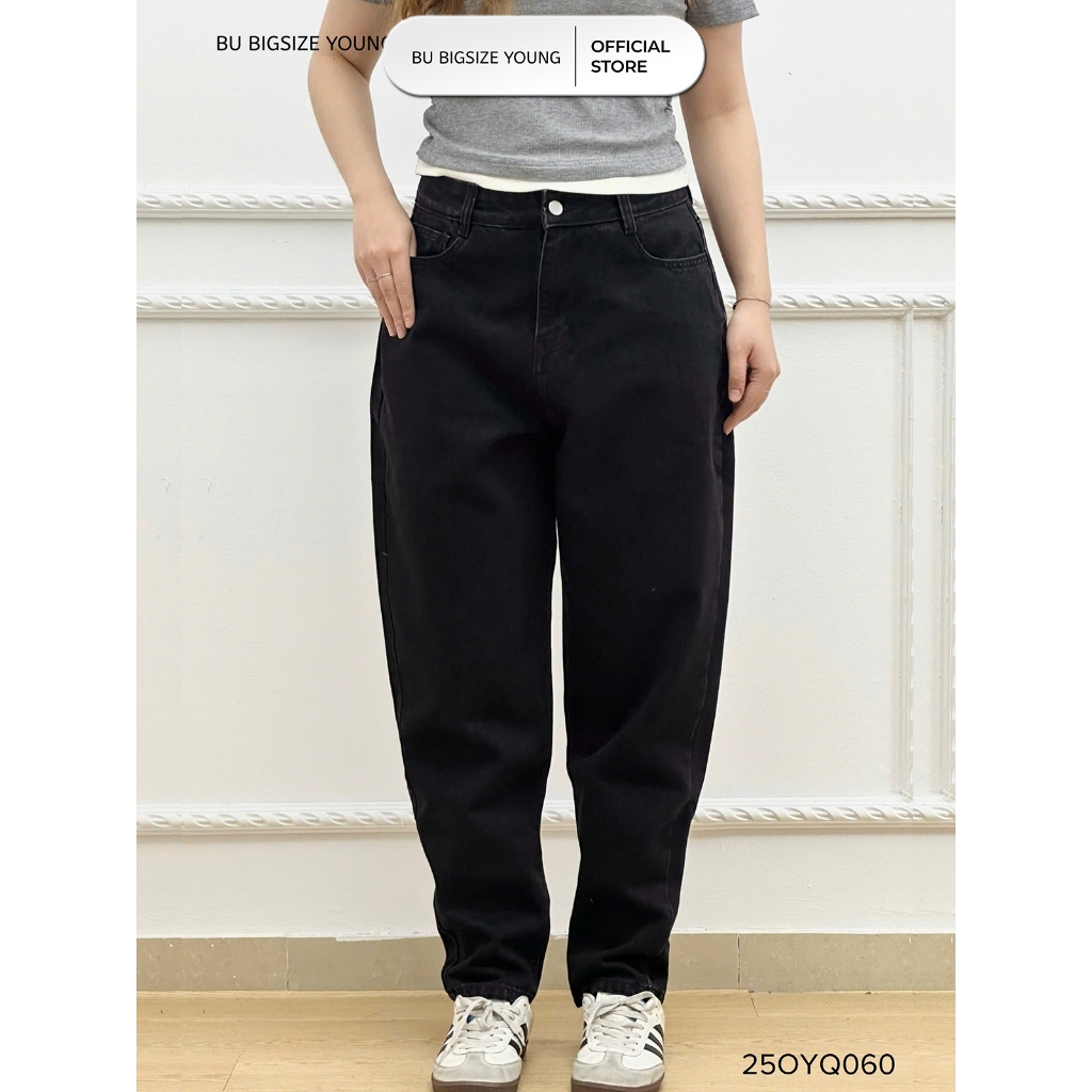 Quần Jeans baggy BIGSIZE (55kg đến 95kg) – 25OYQ060  - [BU Bigsize Young]