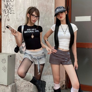 Áo Thun Ôm TWENTI Dáng Dài Ép Chữ Lấp Lánh